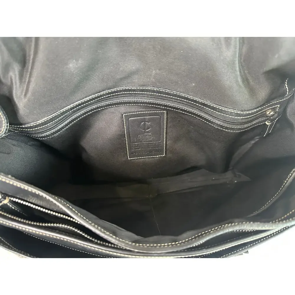 COACH Leatherware Messenger Briefcase Black 05A01 $698